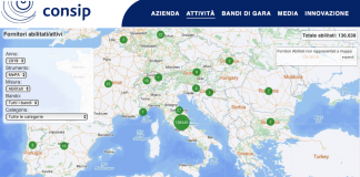 Consip, al via la mappa georeferenziata dei fornitori della PA